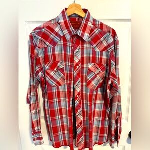 Men’s Rustler Western shirt- size L